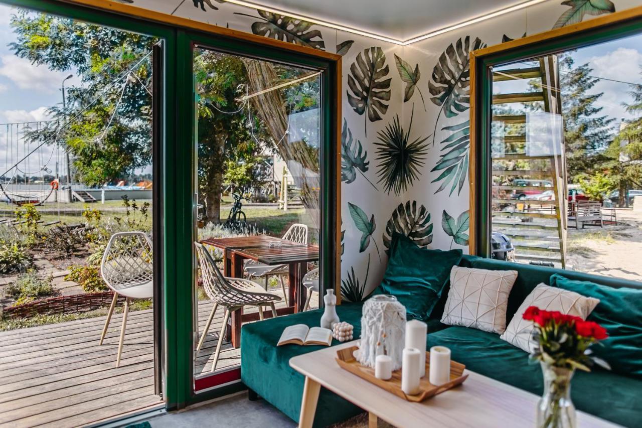 Herbals - Tree&Lake Houses With Bath, Sauna, Bikes, Motorboat Mielno  Quarto foto