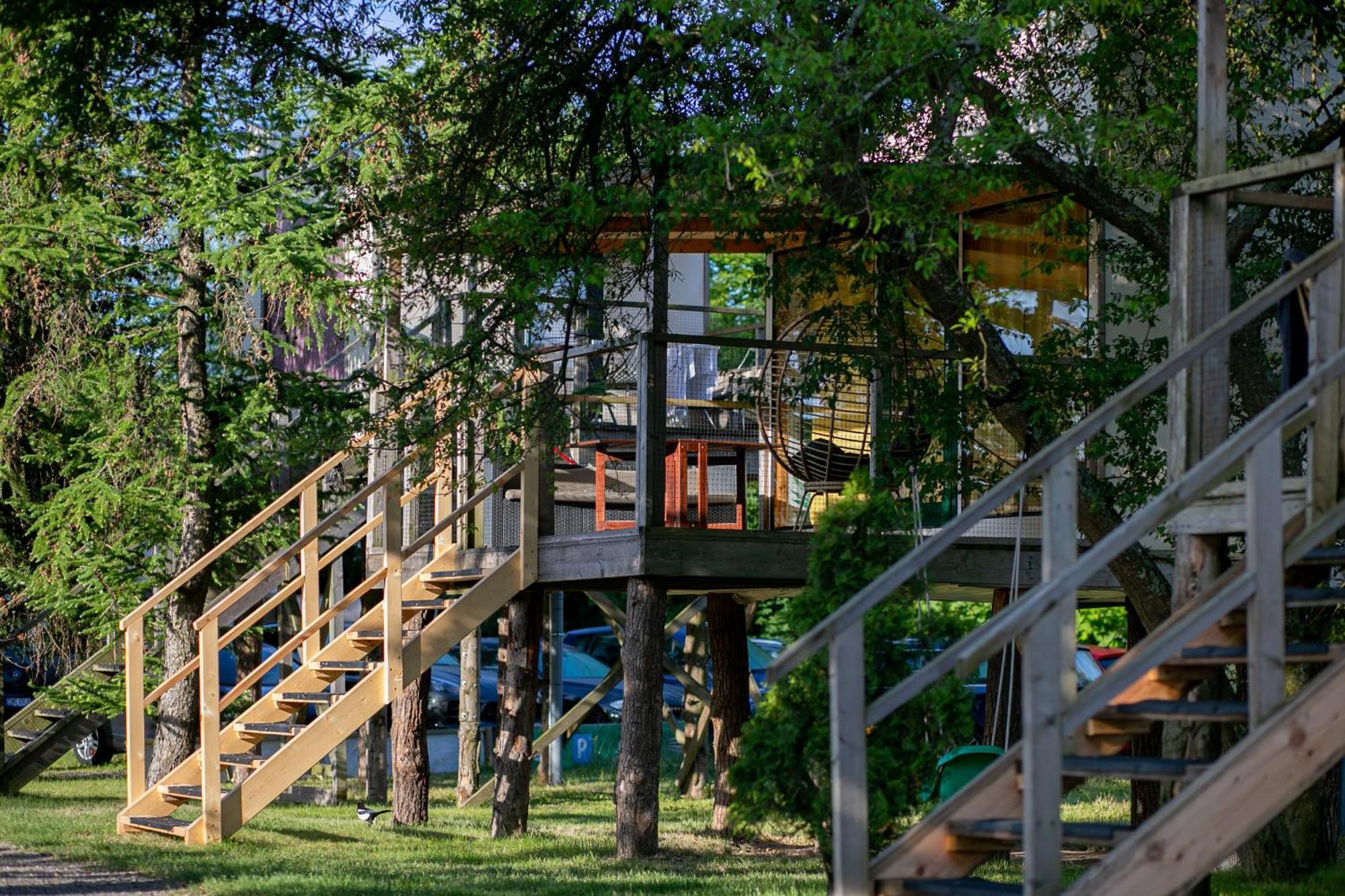 Herbals - Tree&Lake Houses With Bath, Sauna, Bikes, Motorboat Mielno  Quarto foto