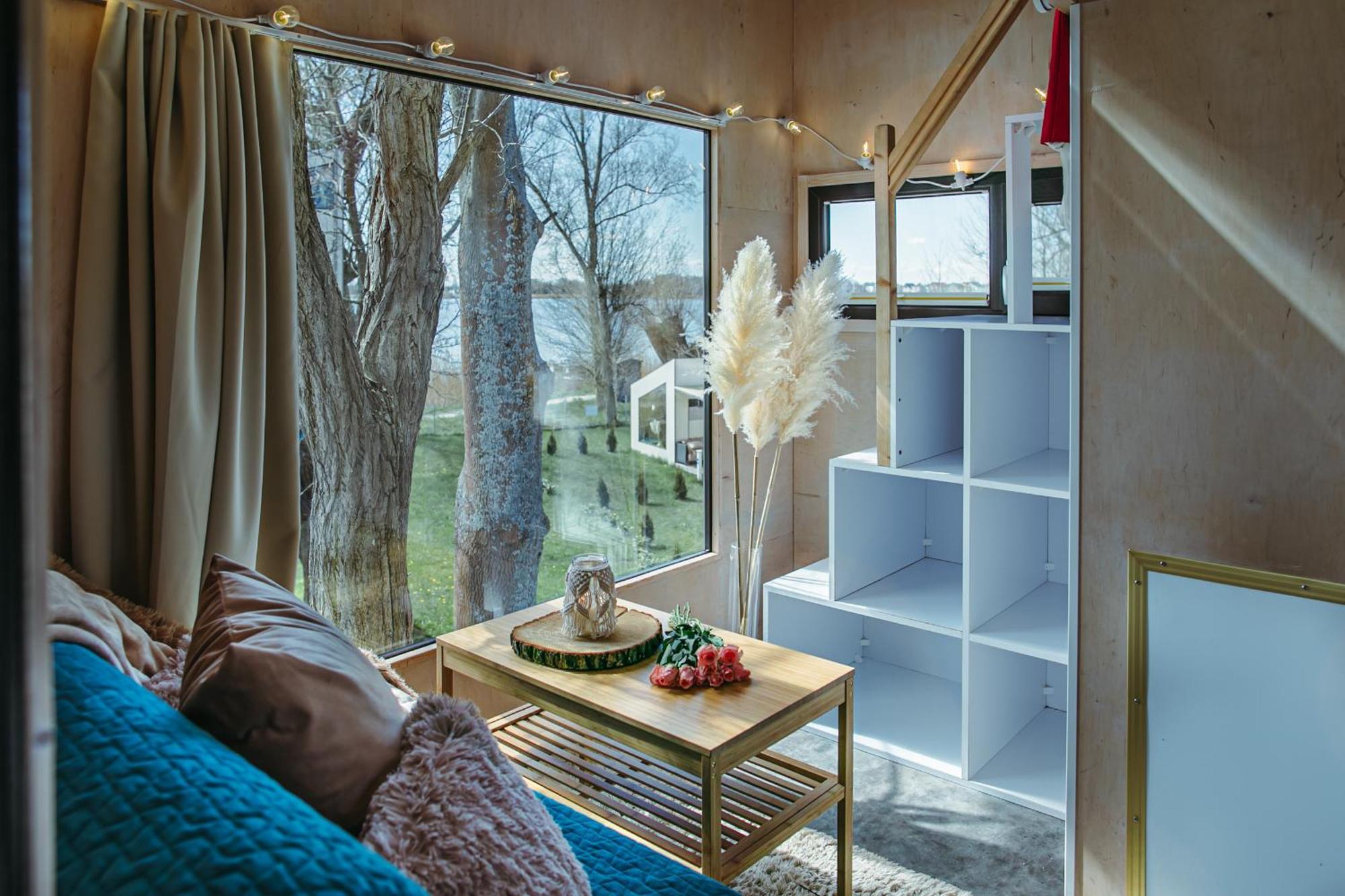 Herbals - Tree&Lake Houses With Bath, Sauna, Bikes, Motorboat Mielno  Quarto foto