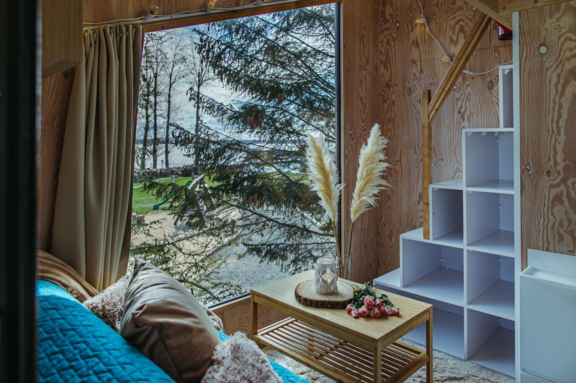 Herbals - Tree&Lake Houses With Bath, Sauna, Bikes, Motorboat Mielno  Quarto foto