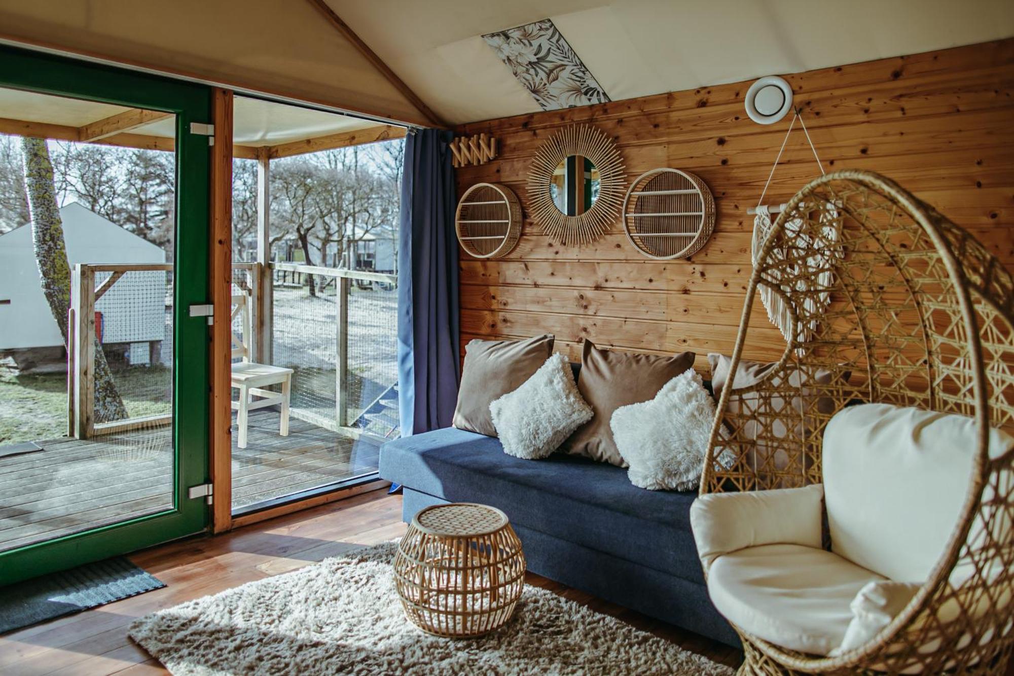 Herbals - Tree&Lake Houses With Bath, Sauna, Bikes, Motorboat Mielno  Quarto foto